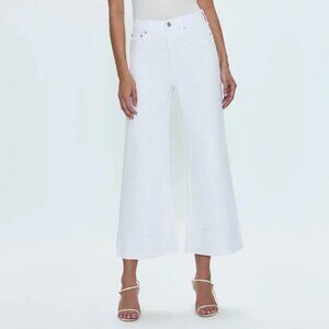 PISTOLA - Lana Crop Cuff High Rise Ultra Wide Leg